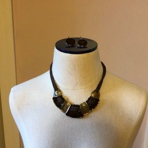 Statement Necklace & Earrings Set